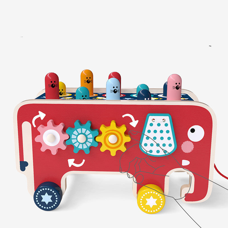 Wooden Pounding Bench Toy