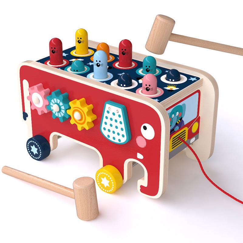 Wooden Pounding Bench Toy