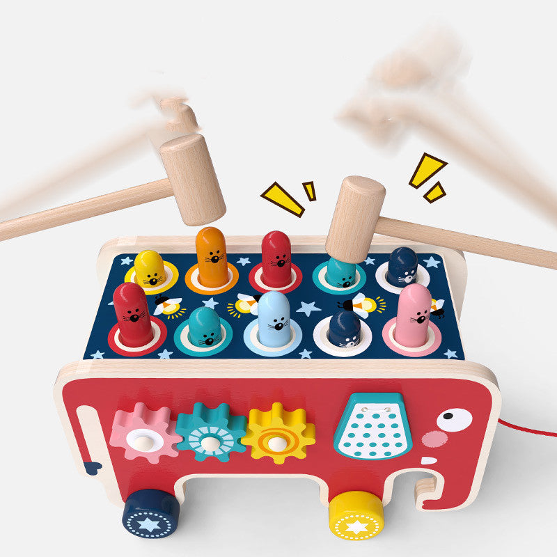 Wooden Pounding Bench Toy